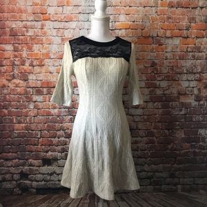 Anthropologie/ Monteau Knit Stretch Skater Dress